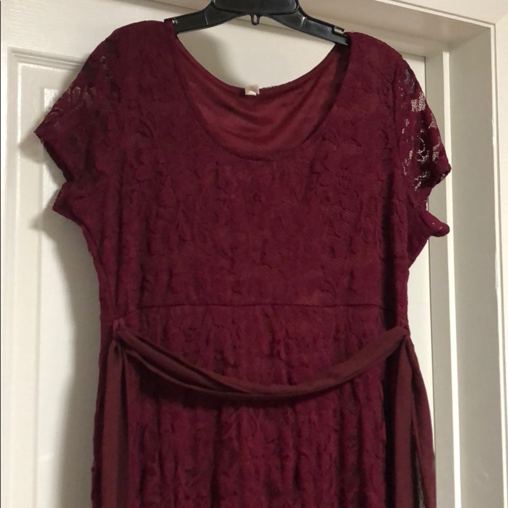 Pink Blush Maternity Dress